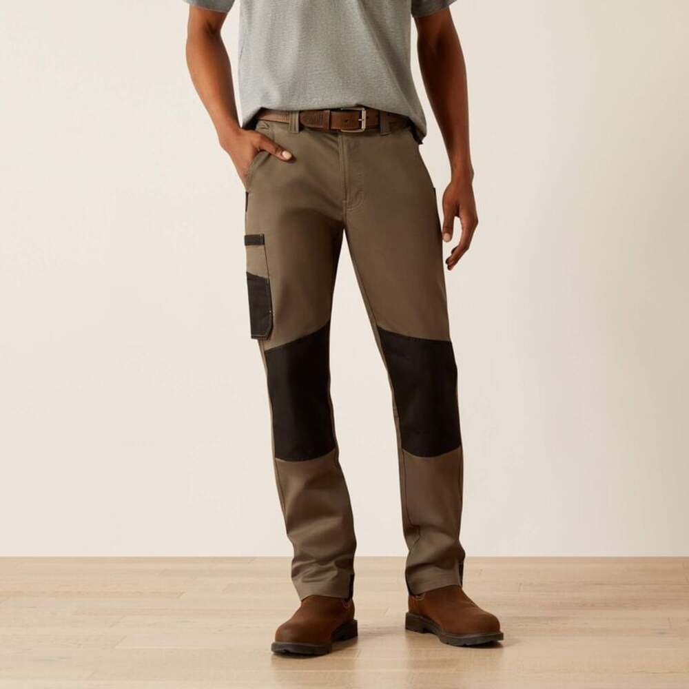 Ariat Rebar M5 Straight DuraStretch Cargo Work Pants Fox Hunter 42 x 32